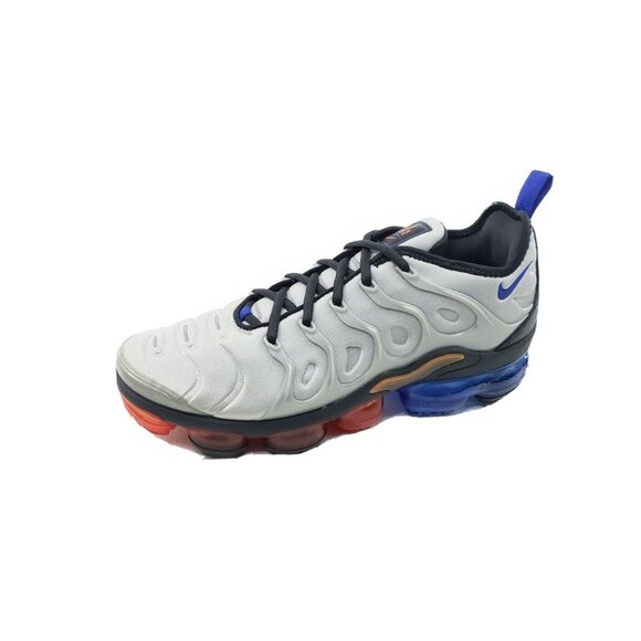 Nike Air VaporMax Plus Mens Athletic Sneakers Metallic Silver Blue Size 8 - Picture 12 of 16